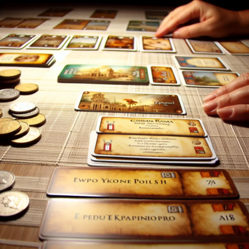 Wybór kart i planowanie ruchów w Eight Minute Empire