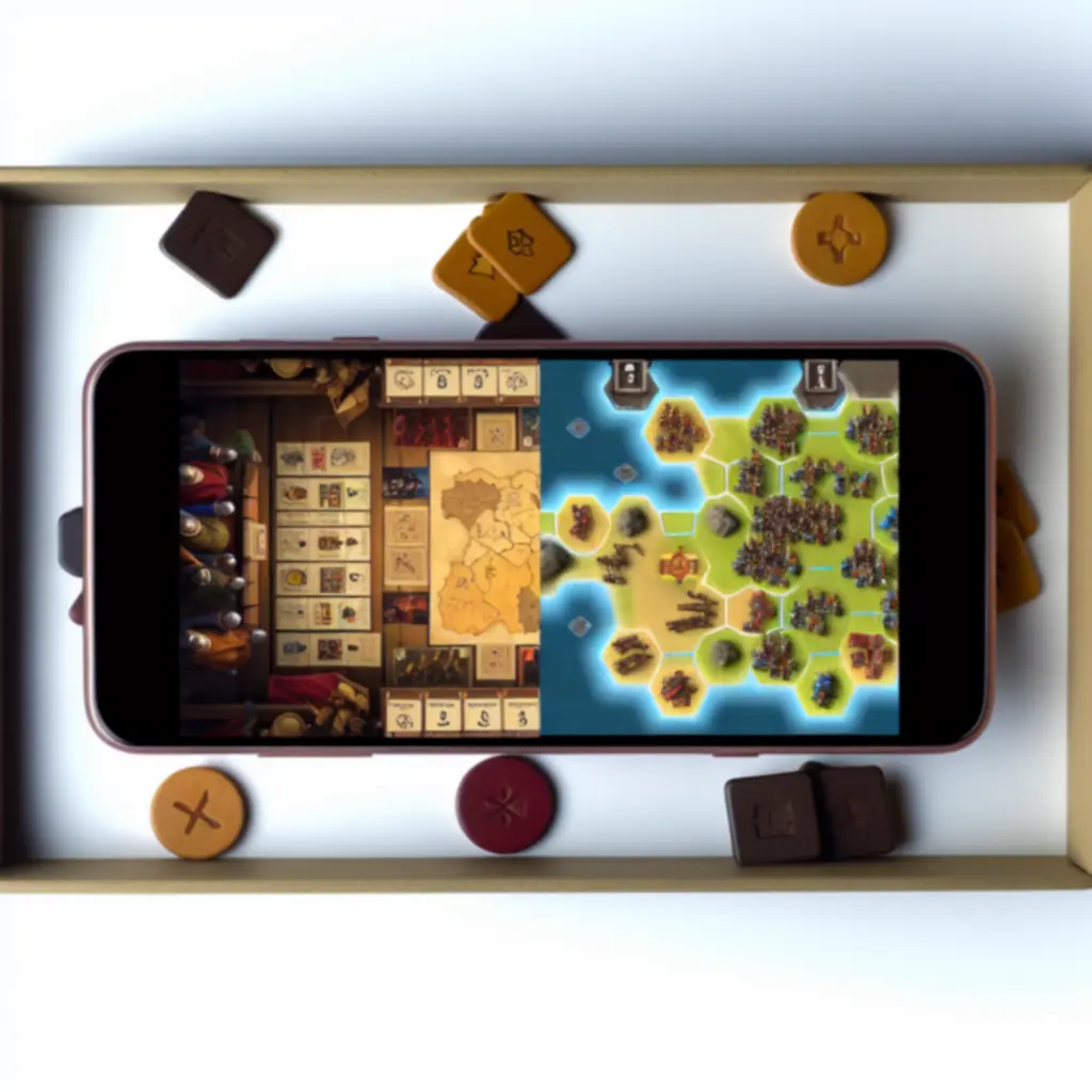 Porównanie wersji mobilnej i planszowej Eight Minute Empire